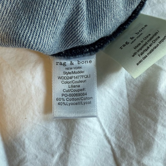Rag & Bone Classic Blue Denim Shirt M - Picture 13 of 15